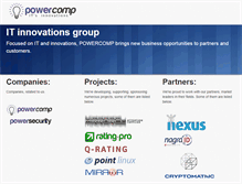 Tablet Screenshot of powercomp.org